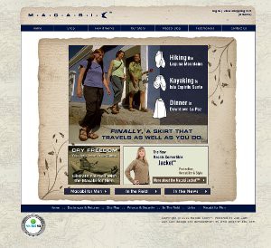 Custom Zen Cart Design for Macabi Skirts